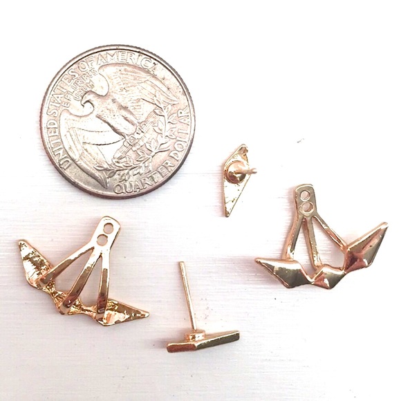 ⚜️[𝟯/$𝟭𝟴]⚜️NEW Unique Shape Geometric Jacket Earrings - Picture 11 of 13